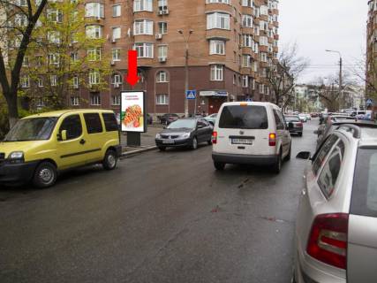 Сiтiлайт B у Києві, 1.8x1.2  Волоська вул., 47 - вул. Введенська, біля Поліклініки Подільського р-ну, до ст. м. "Тараса Шевченка" Фото 1