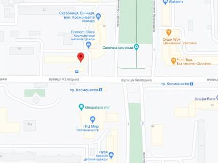 Видеоборд A в Виннице Келецька вул., 66, аптека "Конекс", прайс за ролик 10 сек 1 вихід/5 хвилин, на двосторонньому екрані, від 144 виходів на день. Розрахунок для інших параметрів трансляції уточнюйте у менеджера. - 301278 схема