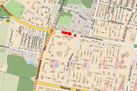 Призматрон, Призма A у Львові, 3x6  Володимира Великого вул., 117 - вул. Симоненка, супермаркет "Ельдорадо" - 19135 схема