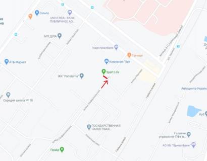 Беклайт B у Дніпро (Дніпропетровськ), 3.14х2.32  вул. Сімферопольська, в районі буд. 2 М, рух до просп. Д.Яворницького схема