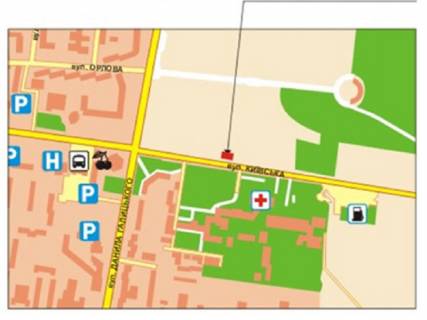 Билборд A в Ровно Київська вул., 78, навпроти схема