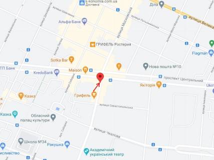 Ситилайт B в Николаеве Центральний просп. (Леніна просп.). - Маріупольська вул. (Московська)., 39 схема