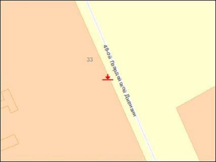 Билборд A в Херсоне 49-ї Гвардійської Дивізії вул., 19 схема