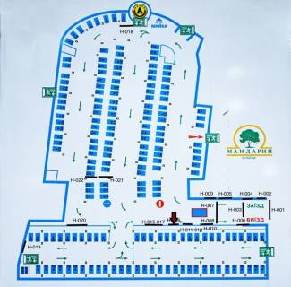 Ситилайт A в Киеве Басейна вул., 6 - Скоропадського вул., нижній рівень паркінгу схема