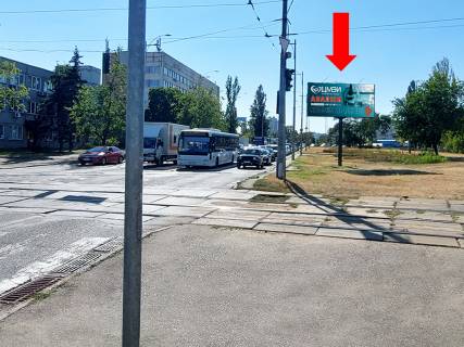 Билборд B в Киеве, 3x6  Верховної Ради бул., 36, перед ТЦ "Проспект", супермаркетами "Фокстрот", "Ашан" фото 1