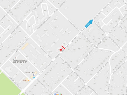 Билборд B в Харькове, 3x6  просп. Любові Малої (Постишева), 14, в центр схема