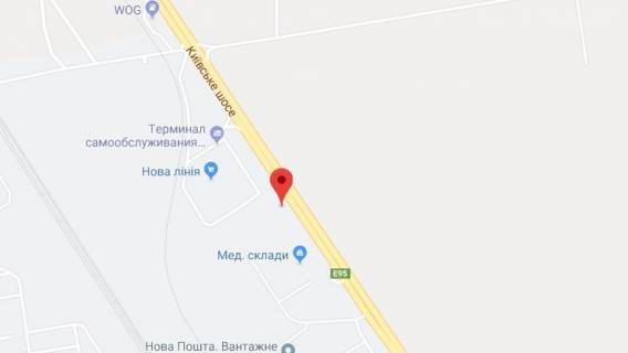 Билборд A в Одессе Київське шосе (Ленінградське шосе), 8/2 схема