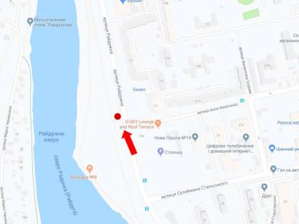 Білборд, Бігборд (Борд)  B у Києві, 3x6  Райдужна вул., 21 - вул. Микитенко, до вул. Кибальчича схема