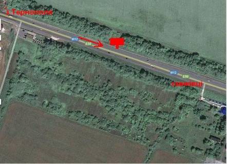 Билборд B в Тернопільських трасах, 3x6  Траса Тернопіль-Хмельницький, (7), з боку міста схема