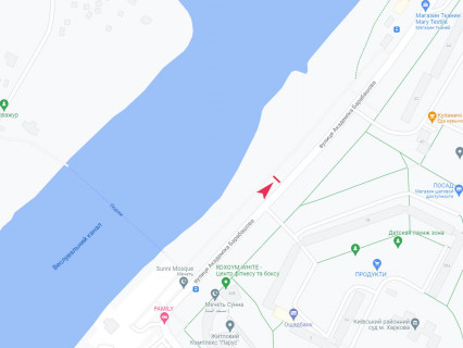 Билборд B в Харькове, 3x6  Барабашова вул., навпроти буд. 38 схема