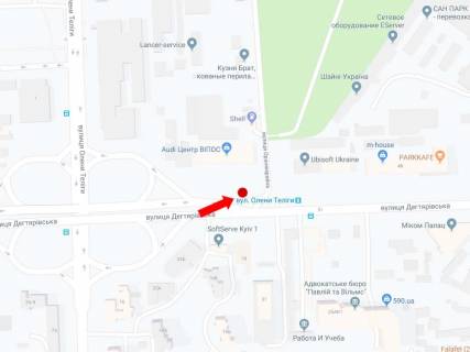 Скролер, Скрол  у Києві, 2.3x3.14  Дегтярівська вул., 54 - вул. Оранжерейна, біля автосалону Audi, до вул. Теліги, ст.м. "Берестейська" - 444937 схема