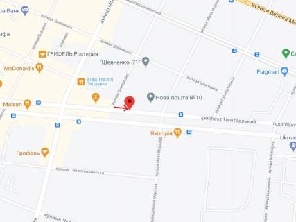 Ситилайт B в Николаеве Центральний просп. (Леніна просп.)., 84 схема