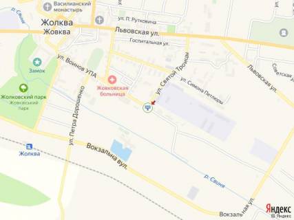 Билборд A в Жовкве Воїнів УПА вул., 24 схема