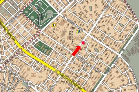 Білборд, Бігборд (Борд)  A у Одесі, 3x6  Гайдара вул., 30 / Петрова вул., біля супермаркету "Єва", в бік Інглезі вул. (кол. 25-ї Чапаївської дивізії вул.) схема