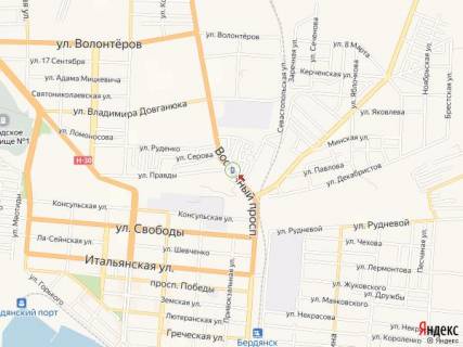 Сiтiлайт B у Бердянську Восточный пр., подъем схема
