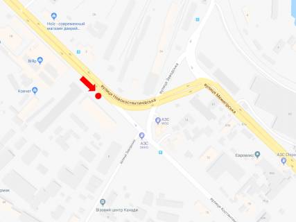 Скроллер A в Киеве, 2.3x3.14  Новокостянтинівська вул., 1 - вул. Електриків, розв'язка, в бік Подолу - 532180 схема