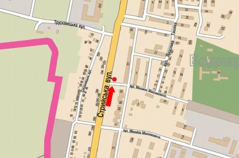 Призматрон, Призма A у Львові, 3x6  Стрийська вул., 61 / Максимовича вул., з боку ТРЦ "King Kross", в центр - 117108 схема