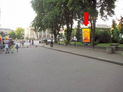 Ситилайт  в Тернополе, 1.8x1.2  Шевченка бул., біля ТЦ "Галицький торговий дім" фото 1