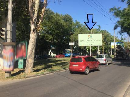 Билборд  в Одессе, 3x6  Адміральський пр. - Докова вул., в центр фото 1