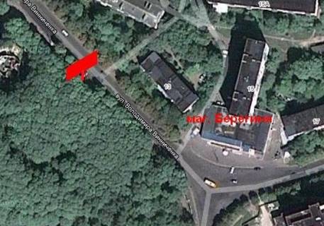 Билборд B в Тернополе, 3x6  Винниченка вул., зупинка "Педінститут" схема