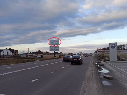 Білборд, Бігборд (Борд)  B у Рованцях, 3x6  с. Рованці, Об'їзна вул. - Будівельна вул., 84, навпроти, в сторону м. Луцьк, верхній Фото 1