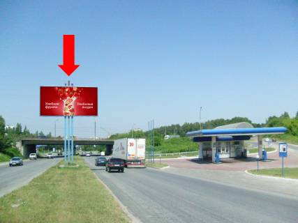 Билборд A в Тернополе, 3x6  Будного вул. / Микулинецька вул., біля АЗС "Укр-Петроль", роздільник фото 1