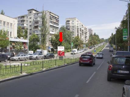 Ситилайт  в Киеве, 1.8x1.2  Гаврилишина вул. (колиш. вул. Василевської), 6 / вул. Ярмоли, роздільник, біля магазину "АТБ", "Рода", в сторону Лук'янівки фото 1