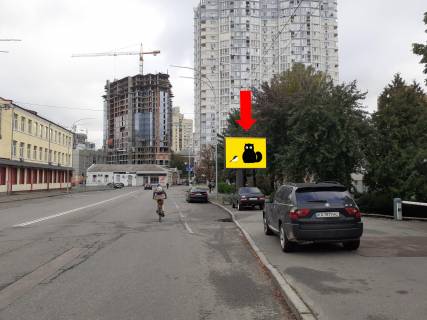 Билборд  в Киеве, 2.3x3.14  Байкова вул. - вул. Ямська, в сторону вул. Малевича, центру фото 1