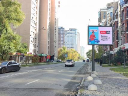 Видеоборд A у Києві Малевича вул. (колиш. Боженка), 48 - Лабораторна вул., за світлофором, прайс за трансляцію ролика 10 сек 1вихід/90 сек, з 0:00 до 23:59 - 384222 Фото 1