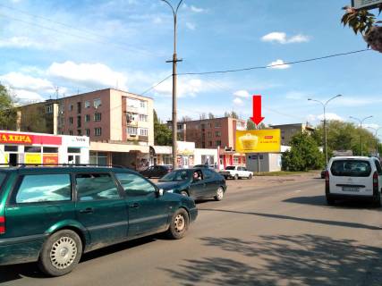 Билборд  в Ужгороде, 3x6  Грушевського вул., 33, біля супермаркету "Океан", в бік Минайської вул. фото 1