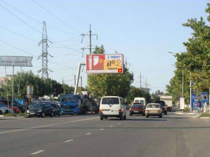 Билборд + в Одессе, 3x6  Краснова вул., 2А - Іподромний пров., в центр фото 1