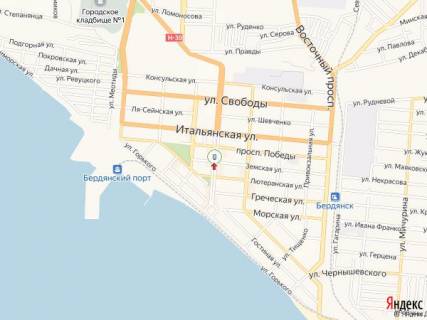 Сiтiлайт B у Бердянську Азовский пр., 16/7 схема