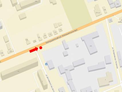 Билборд A в Ужгороде, 3x6  Капушанська вул., 149 - Химинець вул. схема