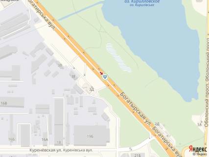 Призма A в Киеве Богатирська вул., 3д - 390069 схема