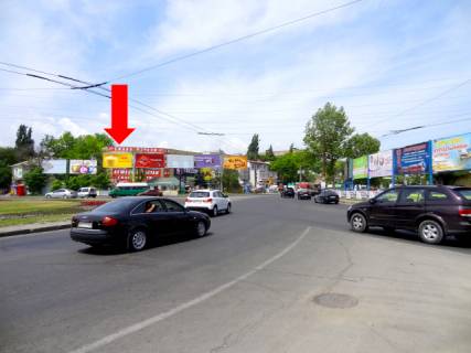 Билборд  в Николаеве, 3x6  Богоявленський пр. (кол. Жовтневий пр.) / Погранична вул. (кол. Чигрина вул.), кільце автовокзалу, біля супермаркетів "Велика Кишеня", "Технополіс", ліва фото 1