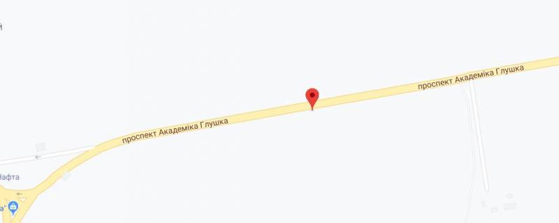Билборд B в Одессе Глушко пр. - Іллічівська дорога схема