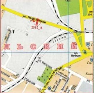 Білборд, Бігборд (Борд)  A у Херсоні Нафтовиків вул., 11-2 схема