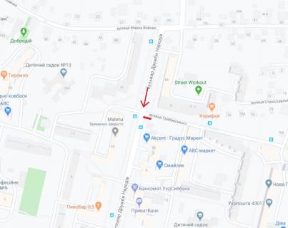 Билборд B в Луцке, 3х6  б-вар Дружби Народів, 2 схема