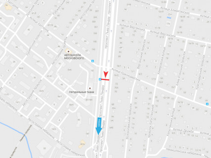 Призма B в Харькове, 3x6  Ландау пр., 74, з центру - 666248 схема