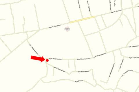 Білборд, Бігборд (Борд)   у Чорткові, 3x6  Незалежності вул. схема