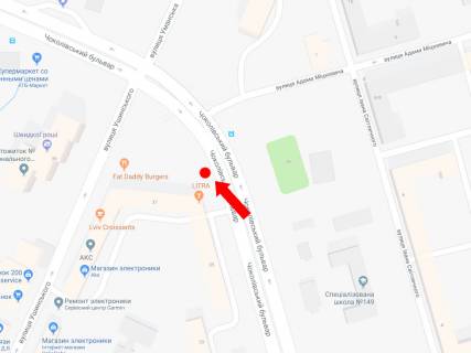 Бэклайт B в Киеве, 2.3x3.14  Чоколівський бул., 35, біля Радіоринку, до ст. м. "Шулявська" схема