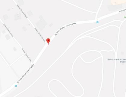 Білборд, Бігборд (Борд)  B у Хусті, 3x6  Чайки вул. / Вишні вул. схема