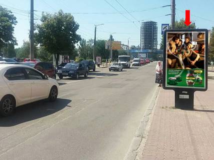 Ситилайт A в Кропивницкий (Кировоград), 1.8x1.2  В. Перспективна вул. (кол. Маркса вул.), 60, біля магазину "Фуджи-експрес" фото 1