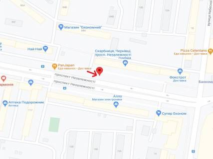 Скроллер B в Черновцах Независимости пр., 82 - 300131 схема