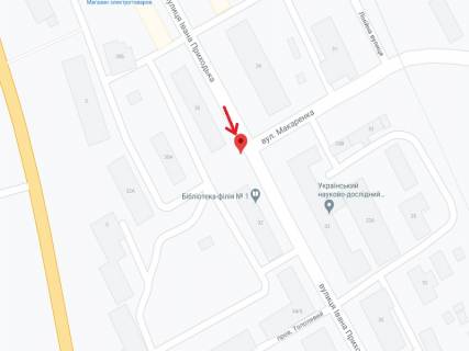 Билборд A в Кременчуге Приходько вул., 30/1 схема