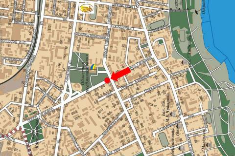 Сiтiлайт A у Одесі, 1.8x1.2  Гагаріна пр. / Шевченка пр., роздільник, №1, до Сегедської вул. схема