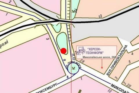 Призма A в Херсоне Нафтовиків вул. - Перемоги пл., з центру, ліва - 379157 схема