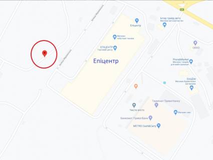 Билборд A в Виннице, 3x6  Хмельницьке шосе, Епіцентр схема