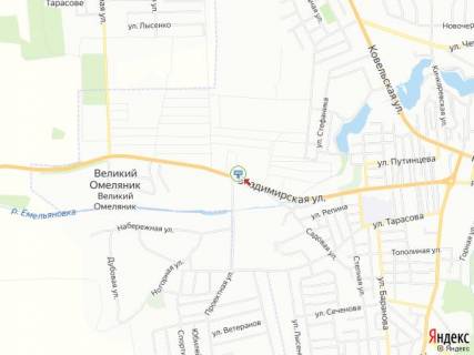 Билборд A в Луцке, 3х6  Володимирська_МКБ схема