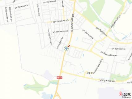 Билборд A в Луцке, 3х6  Львівська_АС №2_з центру схема